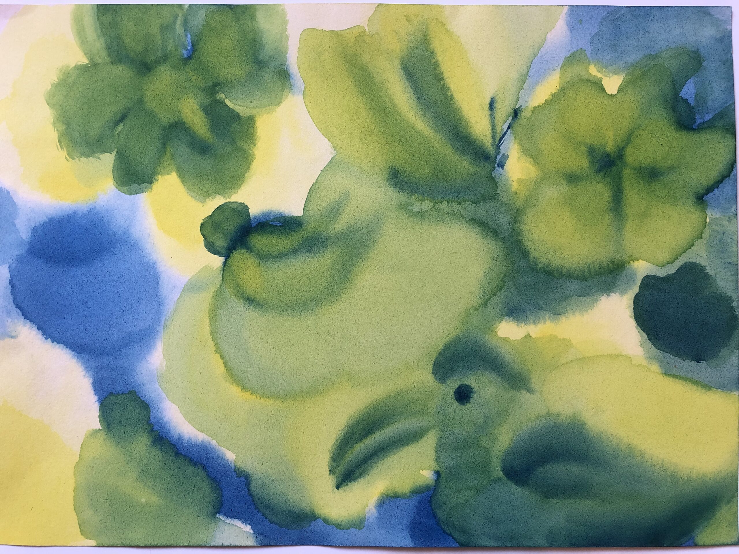 peinture-mouillee-laissez-linconscient-sexprimer Peinture Hauschka: laissez l'inconscient s'exprimer